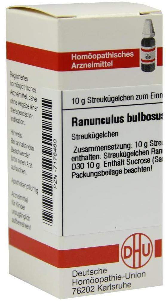 Dhu Ranunculus Bulbosus D30 Globuli