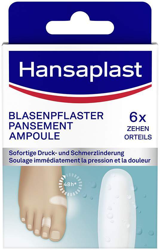 Hansaplast 6 Blasenpflaster Klein