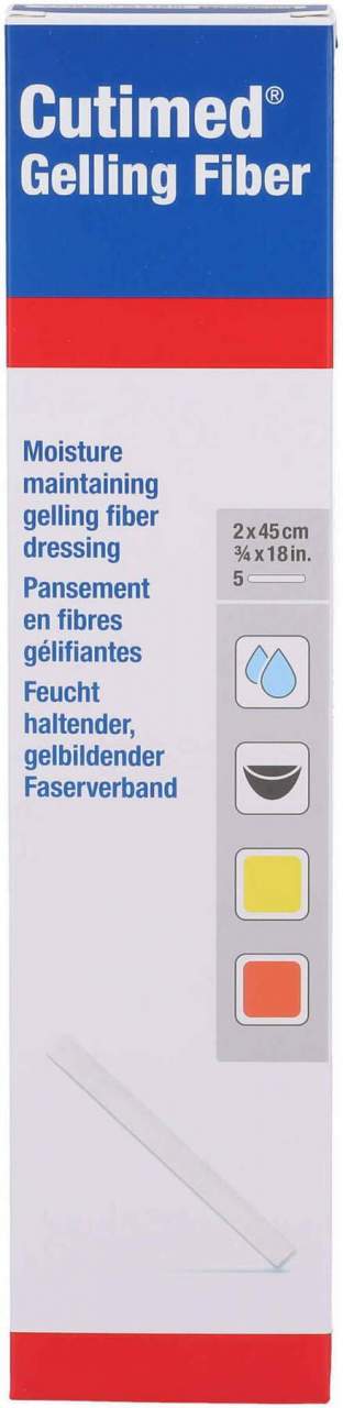 Cutimed Gelling Fiber Tamp.2x45 cm Hydrofaserverb.