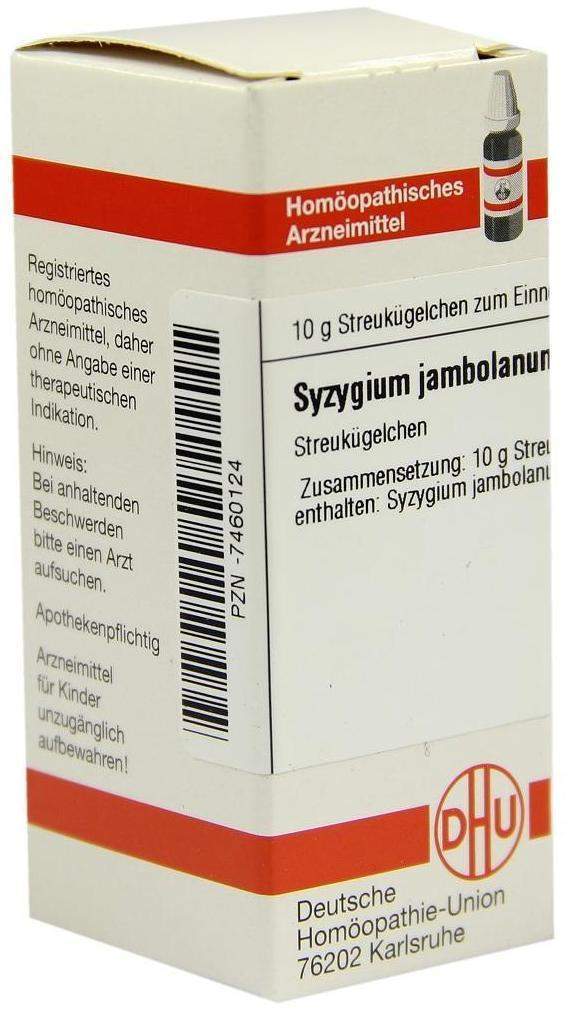 Dhu Syzygium Jambolanum C30 10 G Globuli