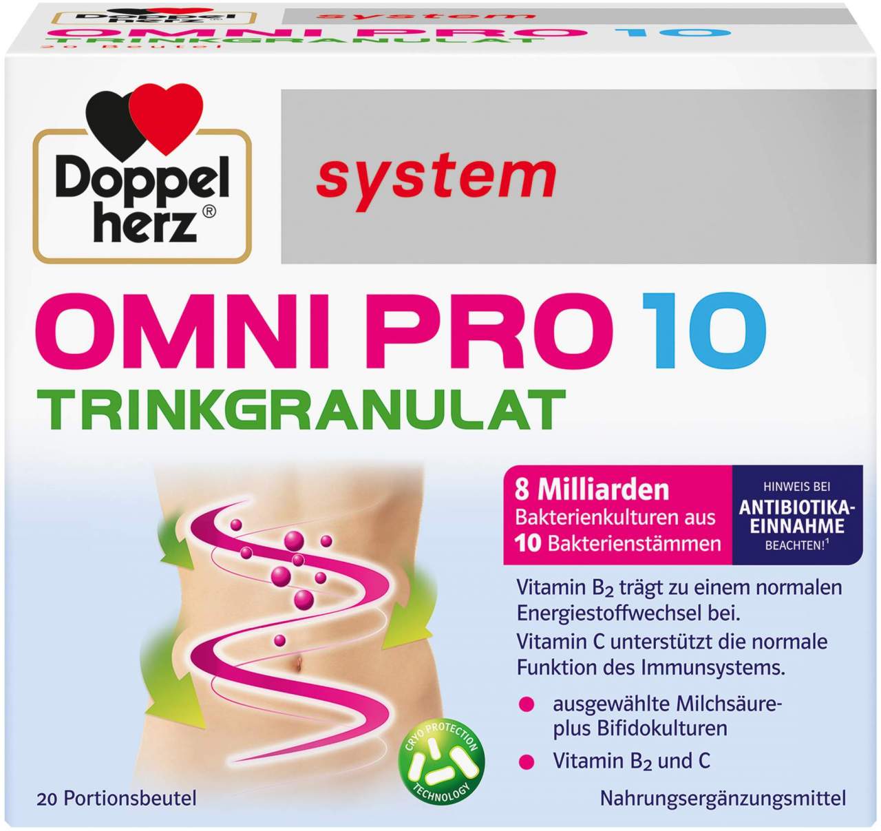 Doppelherz system Omni Pro 10 Trinkgranulat 20 Beutel