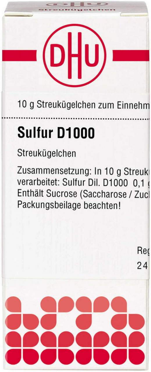 Dhu Sulfur D1000 Globuli 10 G