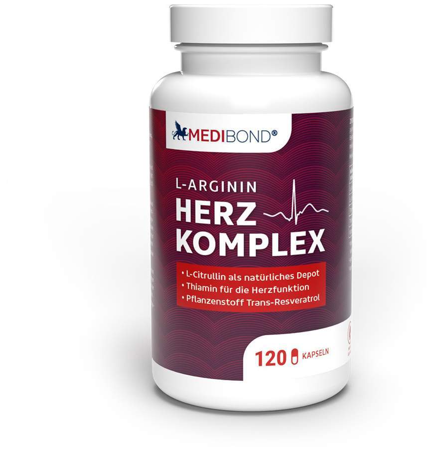 L-Arginin Herz-Komplex Medibond 120 Kapseln