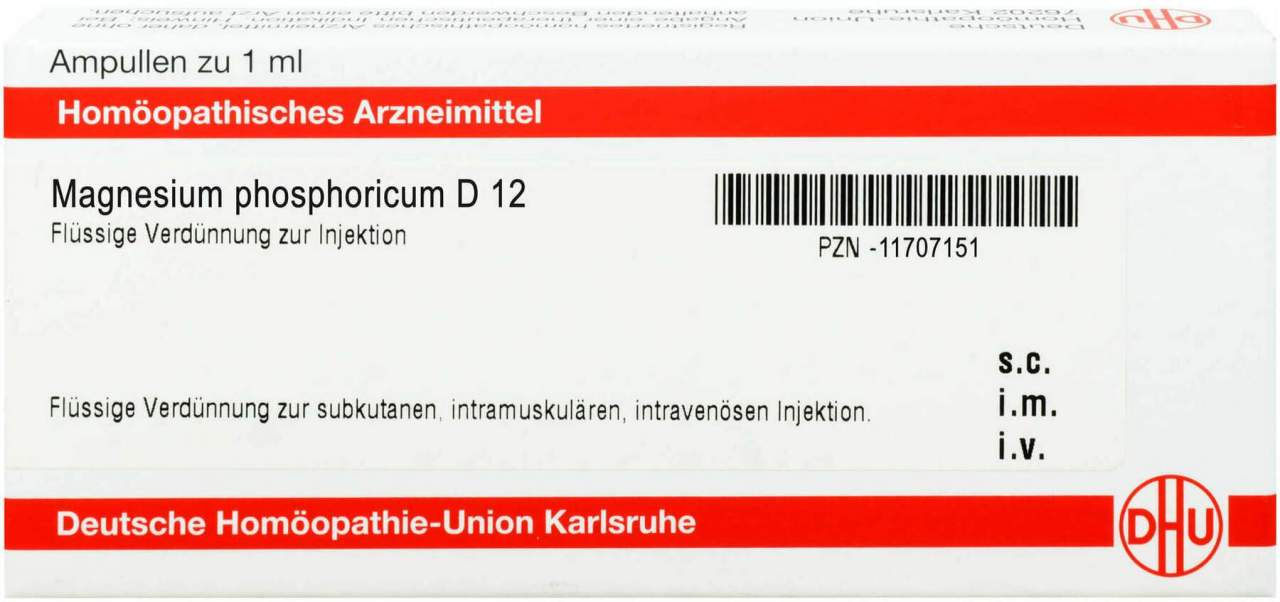 Dhu Magnesium Phosphoricum D12 Ampullen 8 X 1 ml