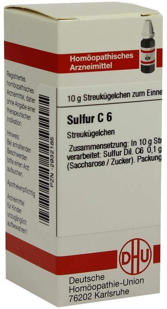 Dhu Sulfur C6 10 G Globuli