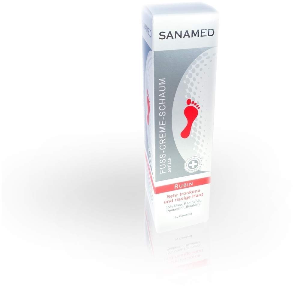 Rubin Sanamed 150 ml Fuß - Creme - Schaum - Zur Fußpflege