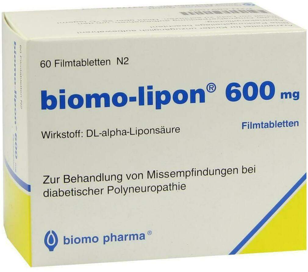 Biomo Lipon 600 60 Filmtabletten