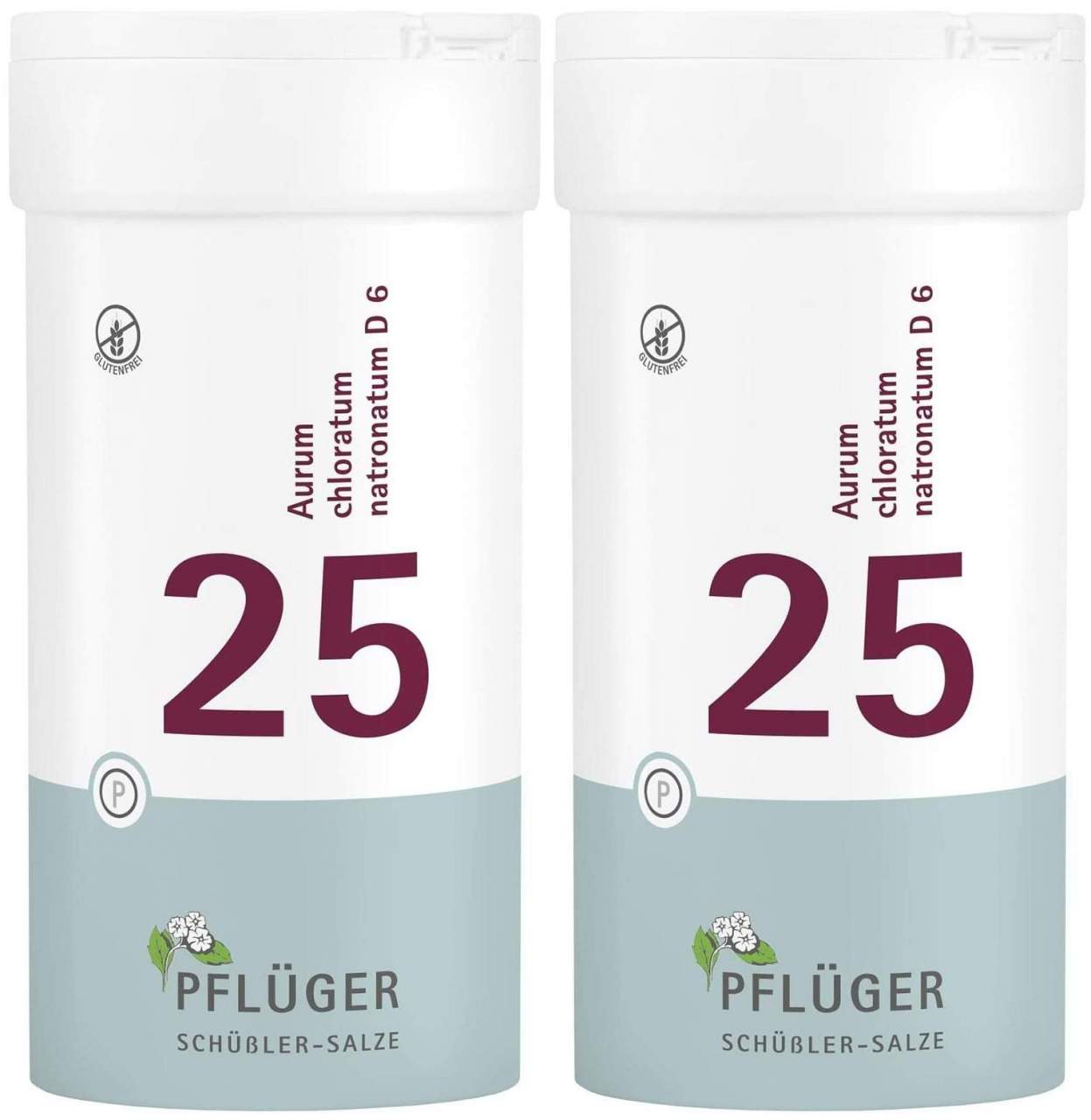Biochemie Pflüger 25 Aurum chloratum natronatum D6 2 x 400 Tabletten