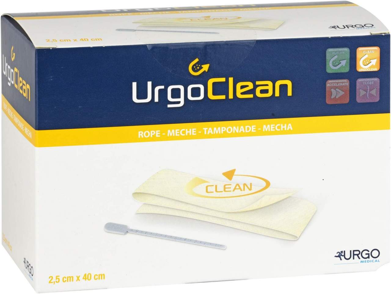 Urgoclean Tamponade 2,5x40cm