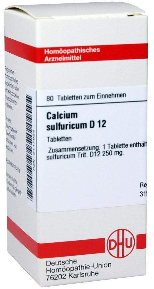 Dhu Calcium Sulfuricum D12 80 Tabletten