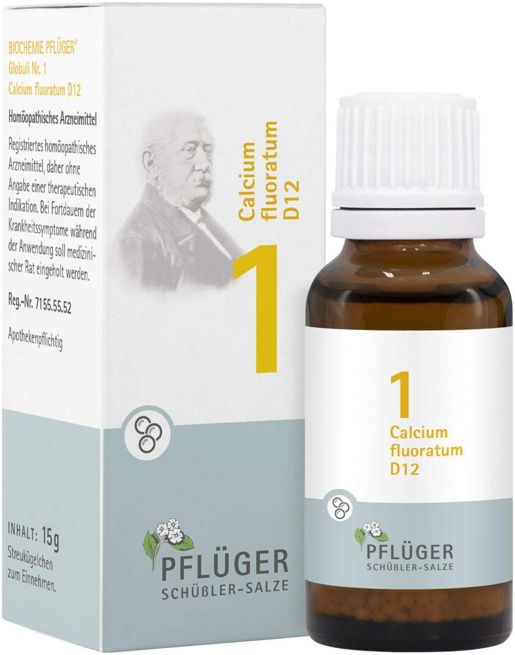 Biochemie Pflüger Nr. 1 Calcium Fluoratum D12 15 G Globuli