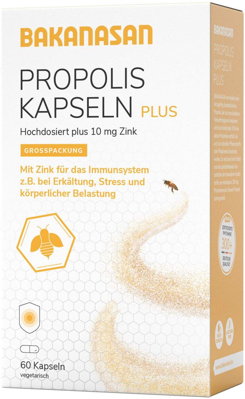 Bakanasan Propolis Kapseln plus 60 Stück