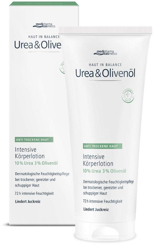 Haut in Balance Urea & Olivenöl Dermatologischer intensive Körperbalsam 5% 200 ml
