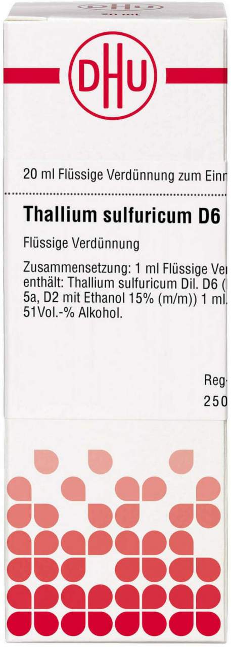 Dhu Thallium Sulfuricum D6 20 ml Dilution