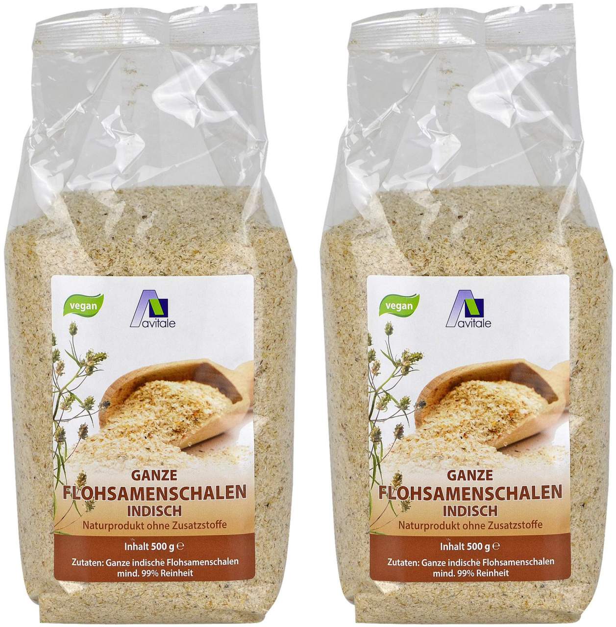 Flohsamenschalen indisch 2 x 500 g