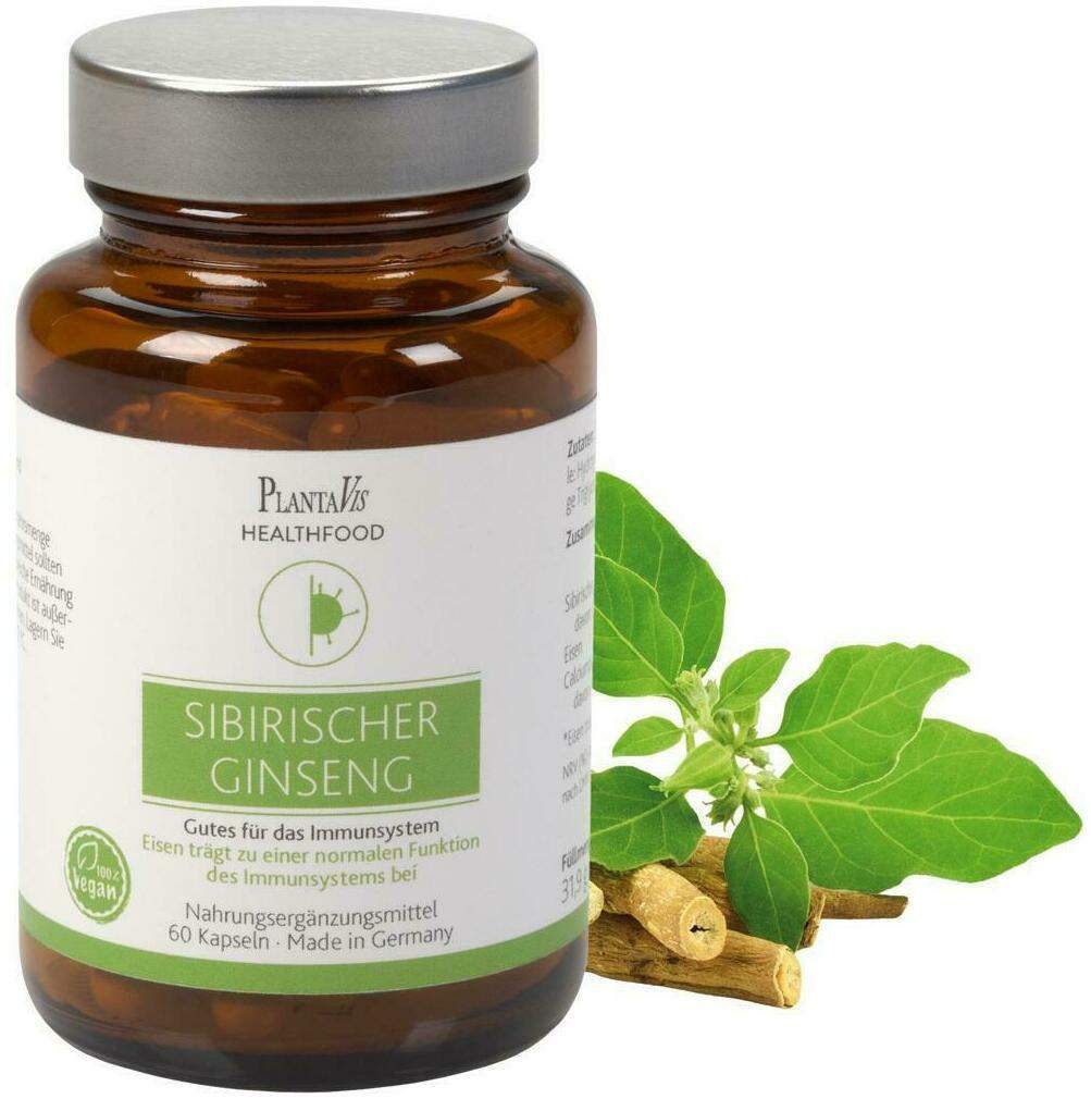 Sibirischer Ginseng Hochdosiert Vegan Kapseln