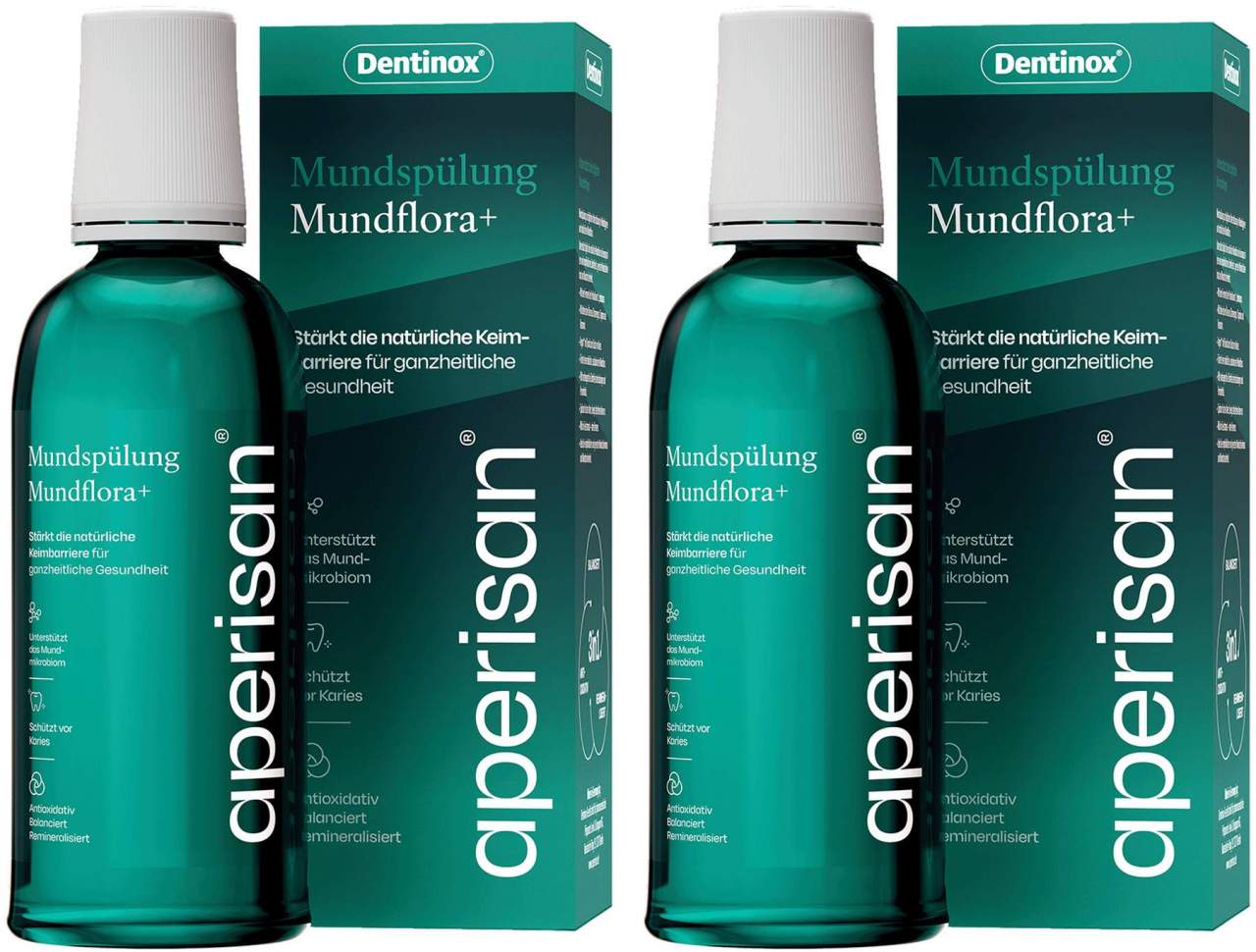 Aperisan Mundspülung Mundflora+ 2 x 400 ml