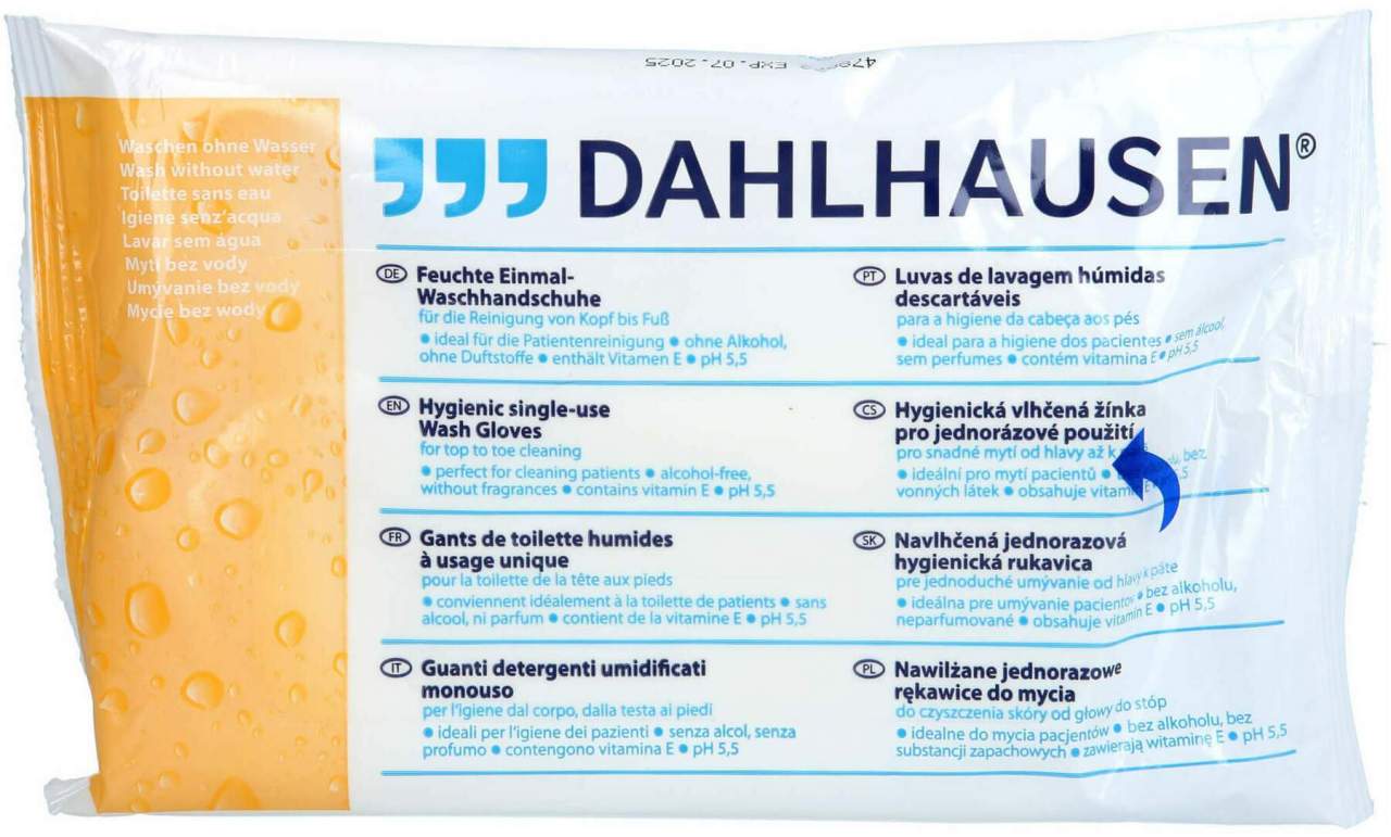 Waschhandschuhe Waschen Ohne Wasser 8 Stück