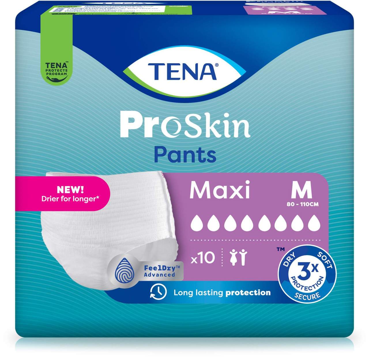 Tena Pants Maxi M 4 X 10 Einweghosen