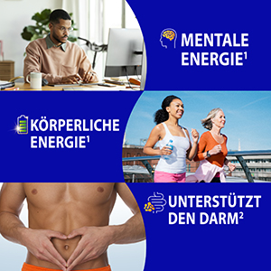 Bion3 Tablette mit 3in1 Formel: Enthält 10 Vitamine, 3 Bakterienkulturen und 4 Mineralstoffe für eine umfassende Unterstützung.
