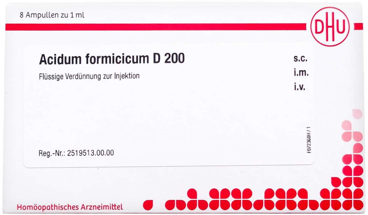 Dhu Acidum Formicicum D200 Ampullen 8 X 1ml