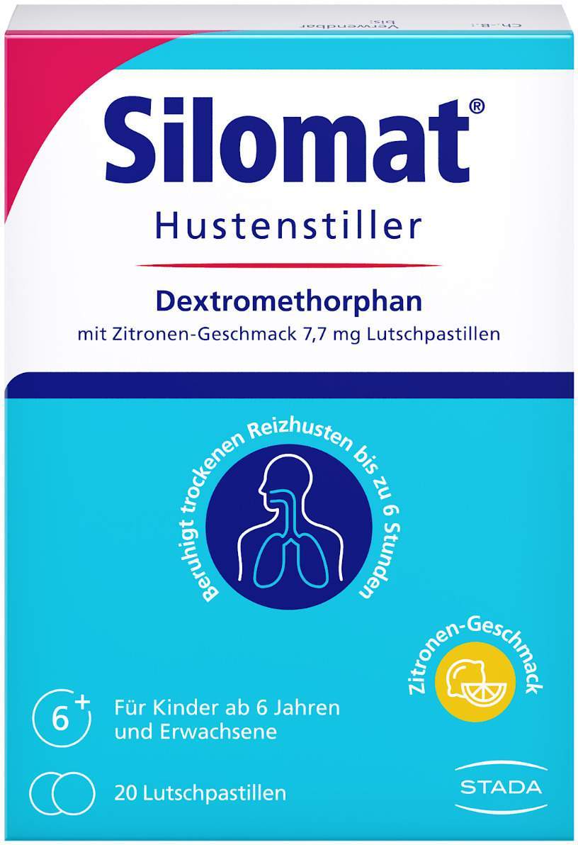 Silomat Hustenstiller DMP Zitrone 20 Lutschpastillen
