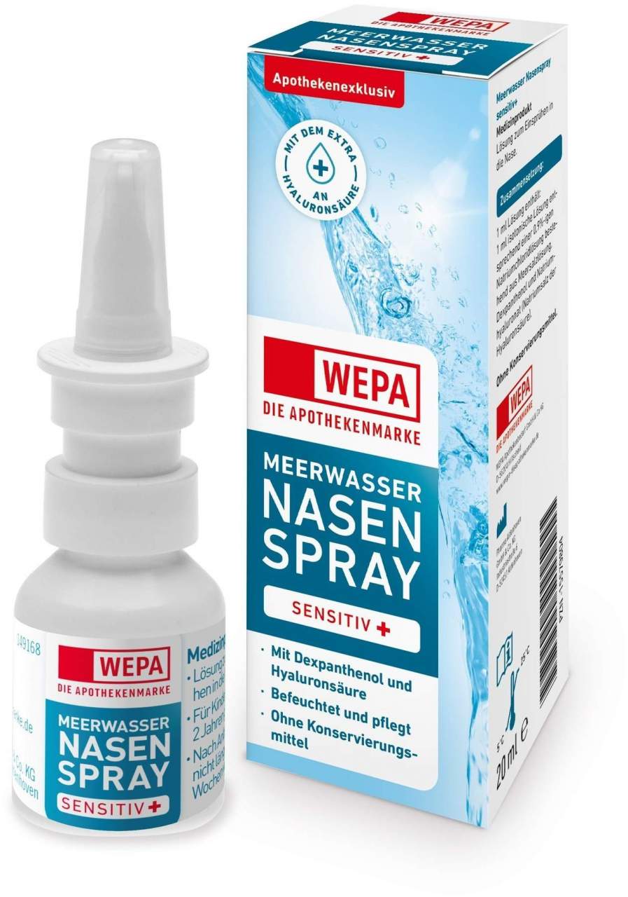 WEPA Meerwasser Nasenspray Sensitiv+ 20 ml