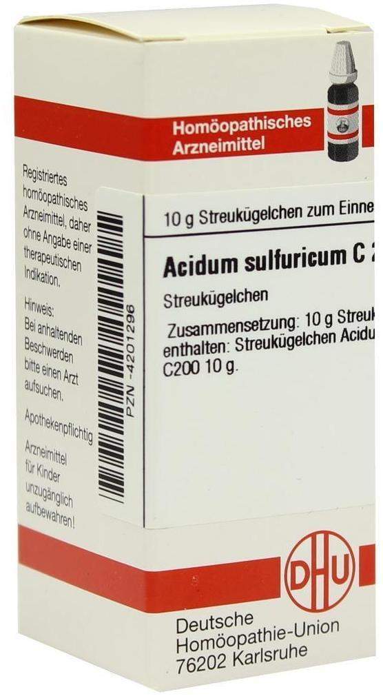 Dhu Acidum Sulfuricum C200 Globuli