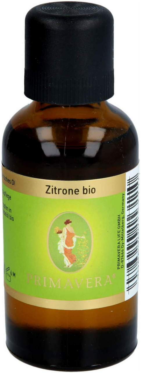 Primavera Zitrone Bio Ätherisches Öl 50ml
