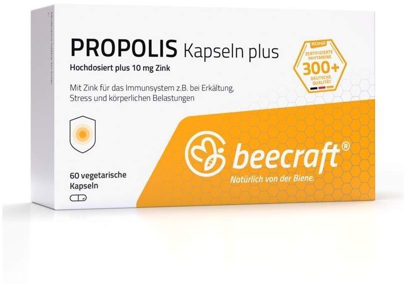 beecraft® PROPOLIS Kapseln Plus hochdosiert