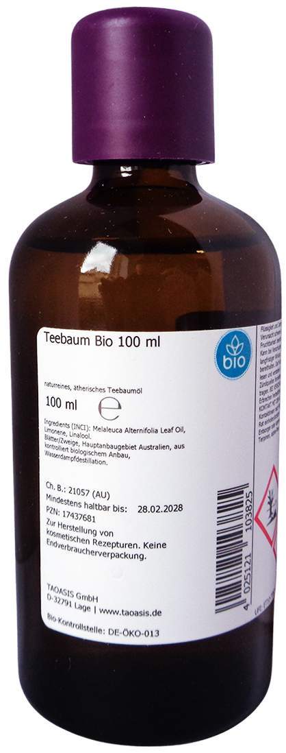 Teebaum Bio Ätherisches Öl 100 ml