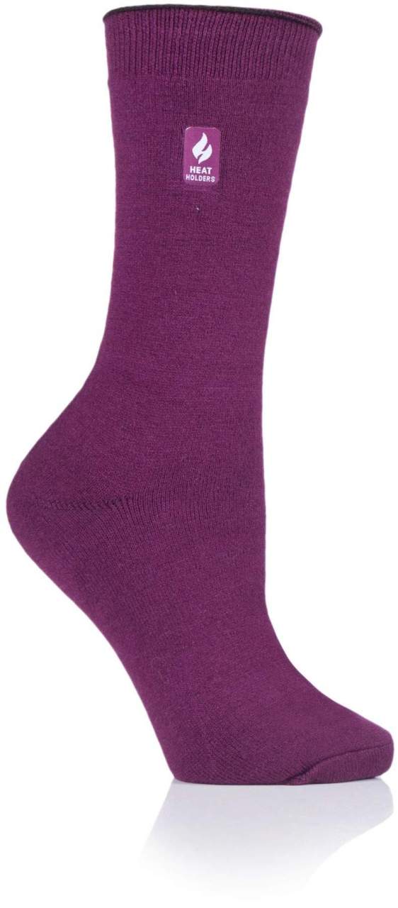 HeatHolders Damen Ultra Lite Thermosocken Fuchsia 1 Paar Größe 37 bis 42
