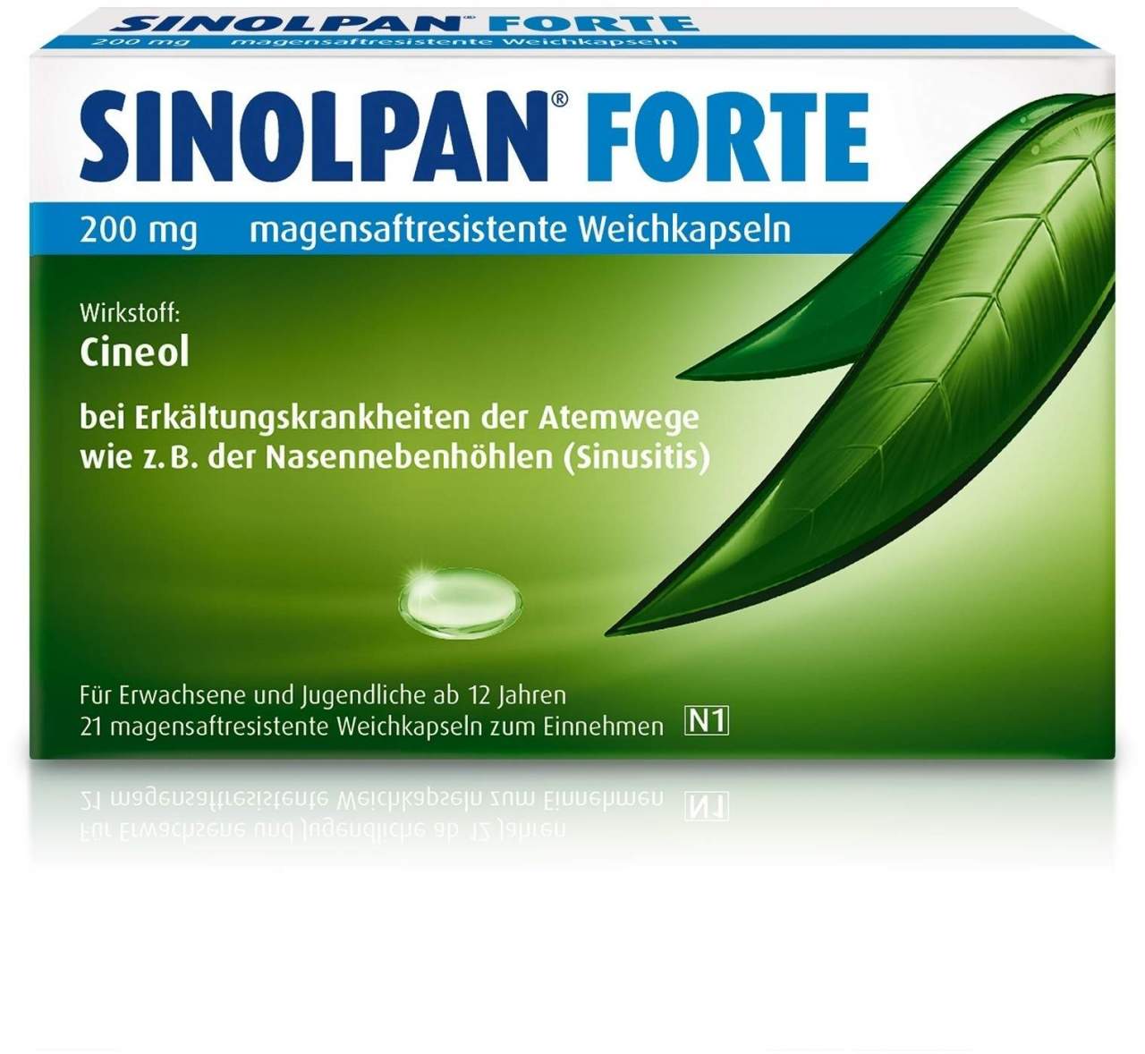 Sinolpan forte 200 mg 21 magensaftresistente Weichkapseln