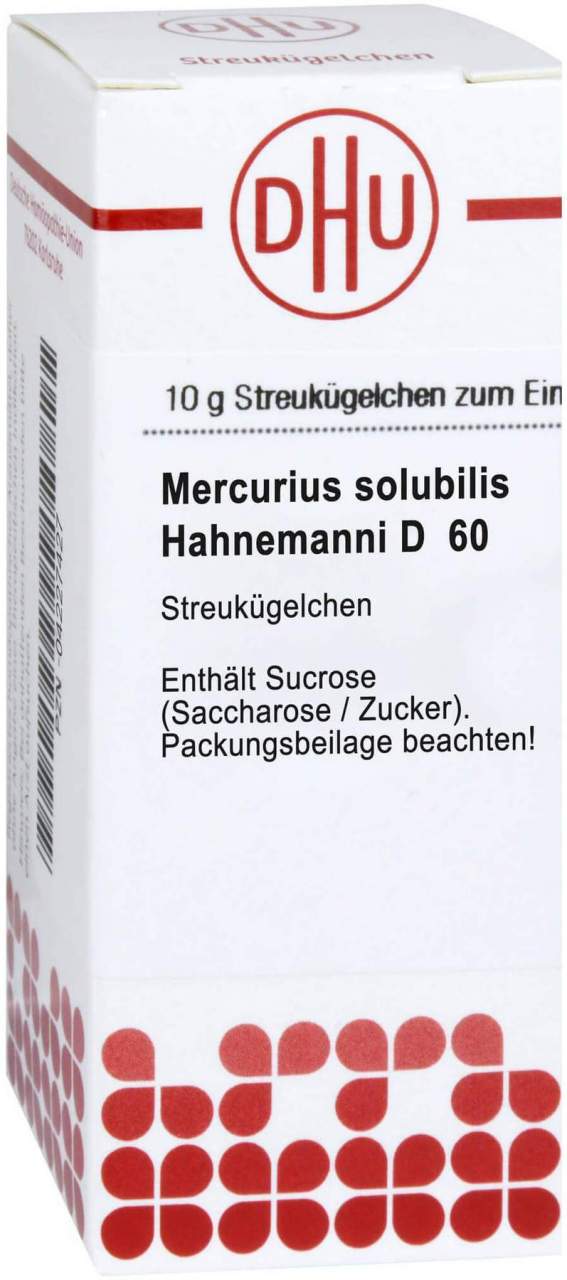 Dhu Mercurius Solubilis Hahnemanni D60 Globuli 10 G