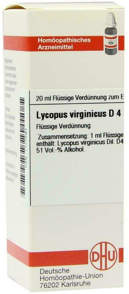 Dhu Lycopus Virginicus D4 Dilution 20 ml