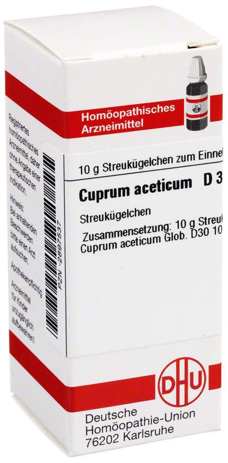 Dhu Cuprum Aceticum D30 Globuli