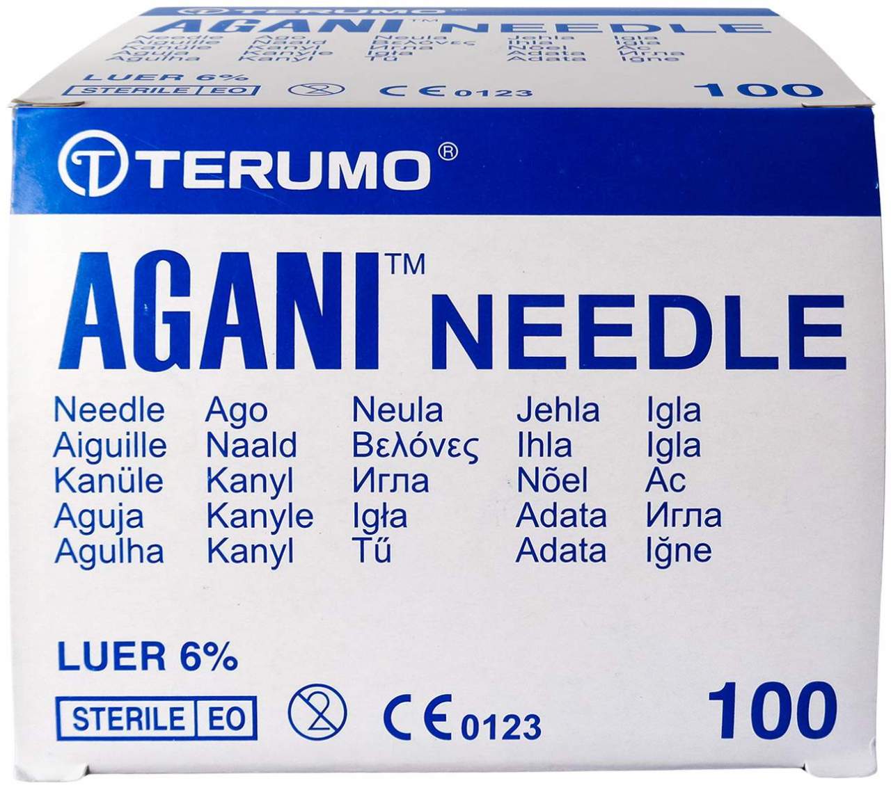 Agani Kanüle 20 G 25 mm Gelb 100 Stück