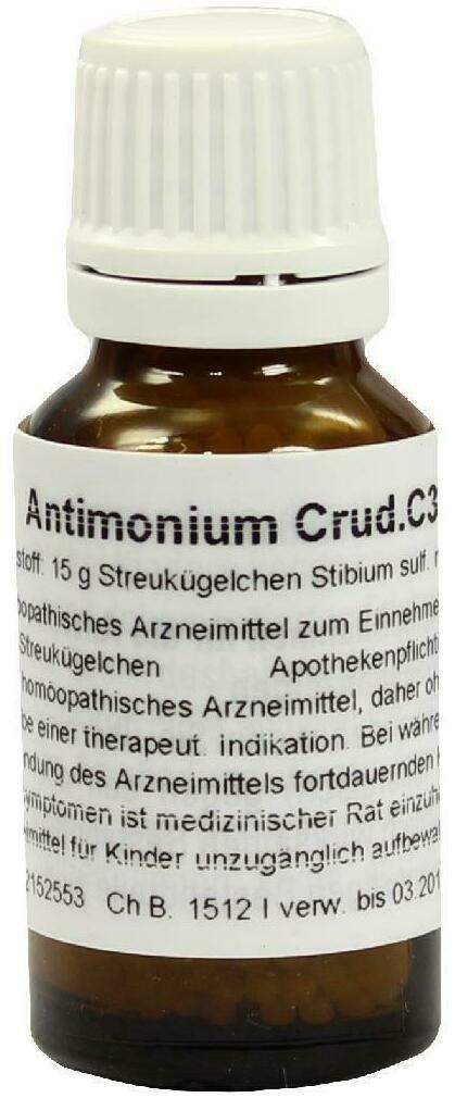 Antimonium Crudum C 30 Globuli