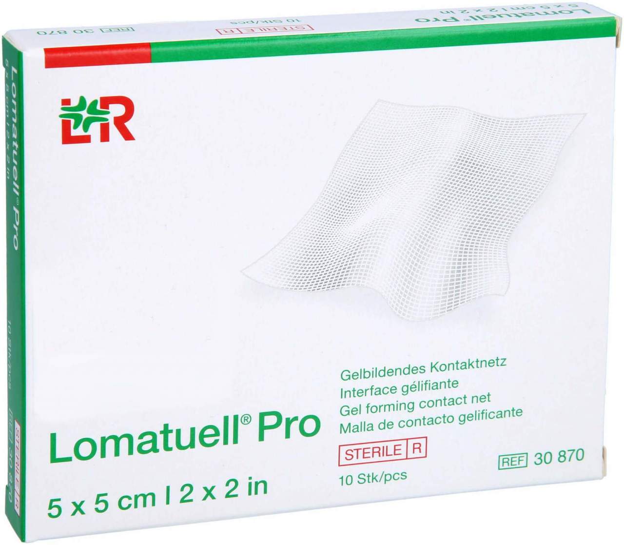 Lomatuell Pro 5 X 5 cm Steril 10 Stück