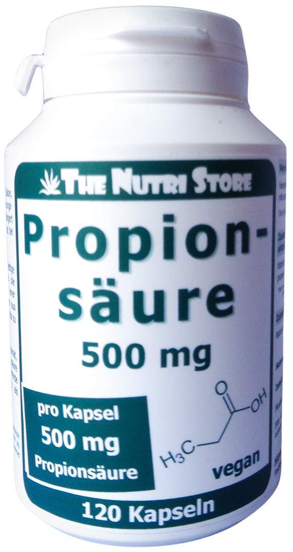 Propionsäure 500 mg Vegan Kapseln 120 Stück