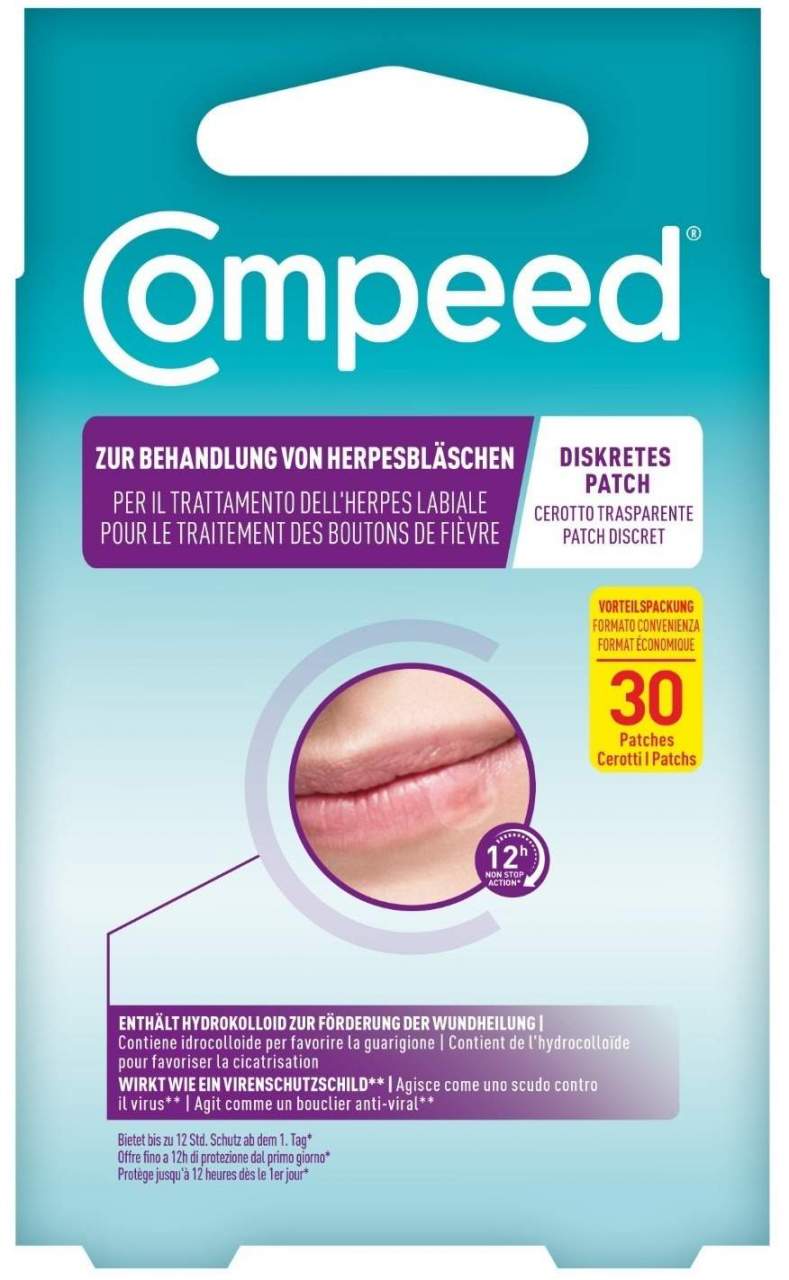 Compeed Herpesbläschen Patch Vorteilspackung 30 Stück