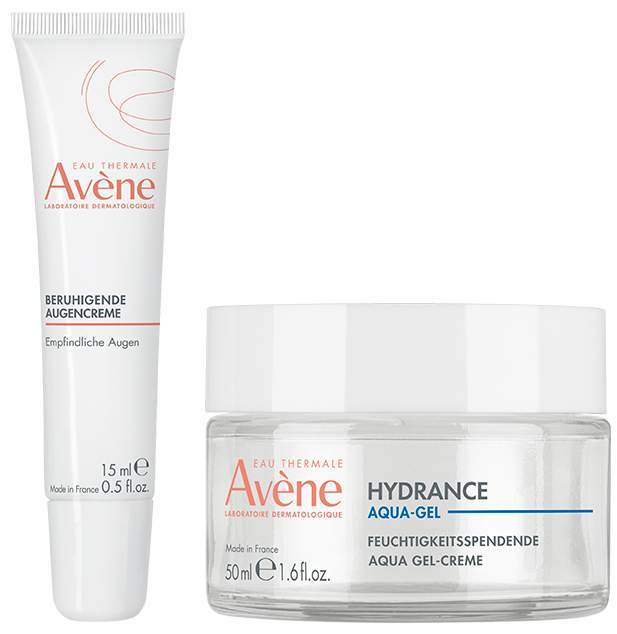 Avene Hydrance Aqua-Gel 50 ml + Avene Beruhigende Augencreme 15 ml