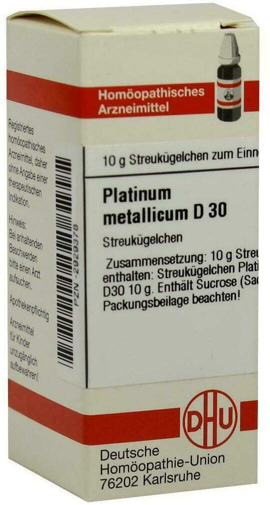 Dhu Platinum Metallicum D30 Globuli
