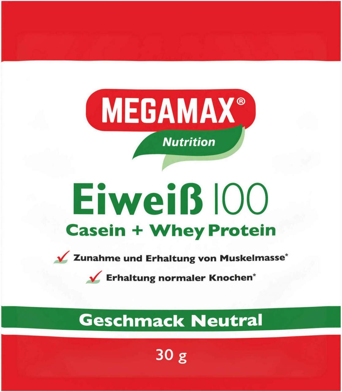 Megamax Eiweiß 100 30 G Pulver