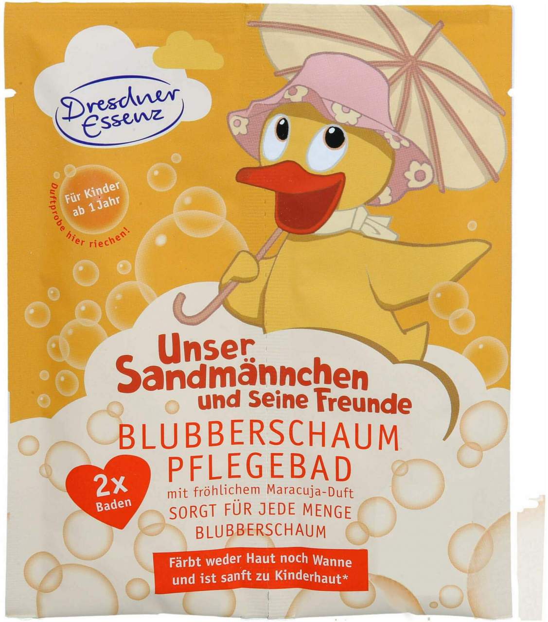 Dresdner Essenz Schnatterinchen Blubberschaum Pflegebad 2 X 30 G - Badezusatz