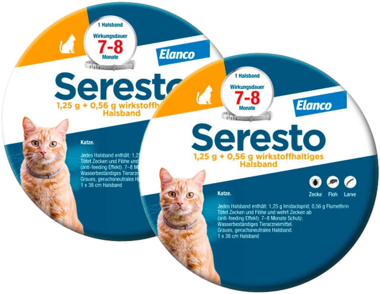 Seresto Halsband für Katzen 2 x 1 Stück