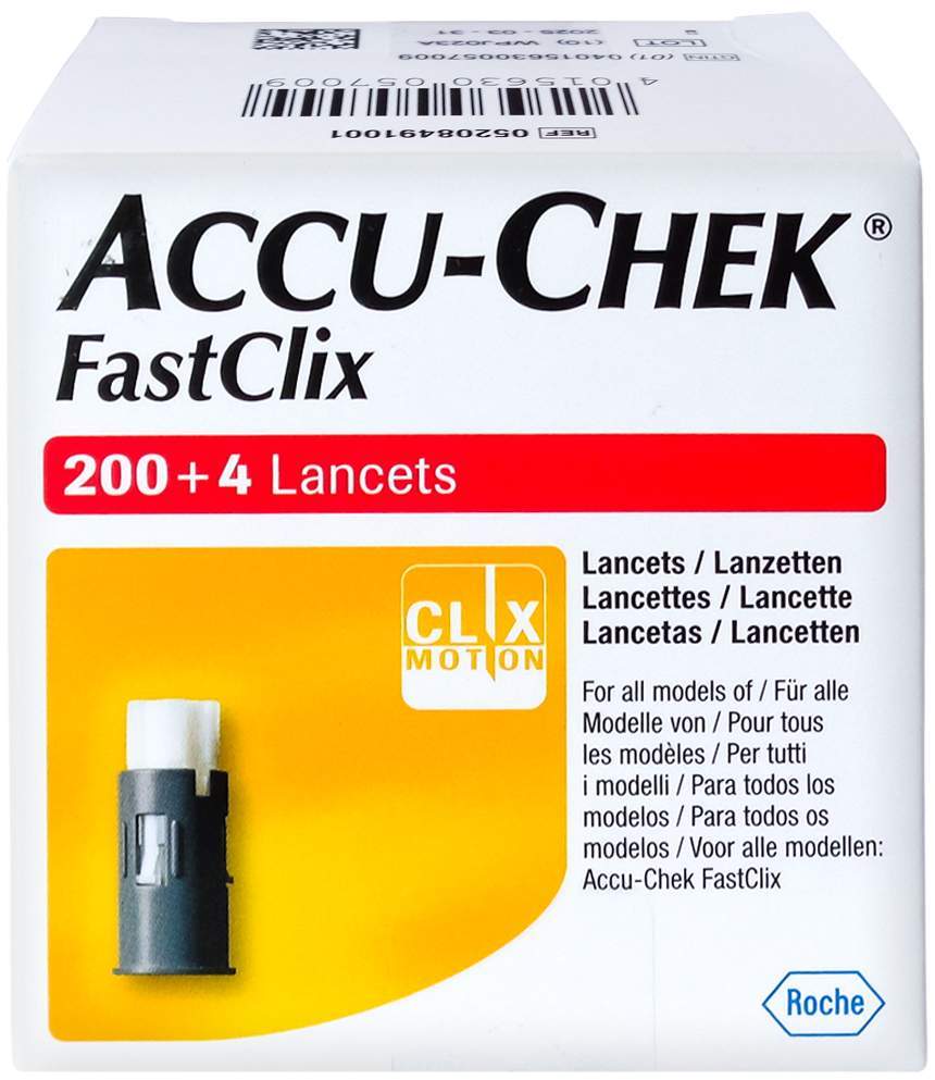 Accu Chek Fastclix Lanzetten 204 Stk