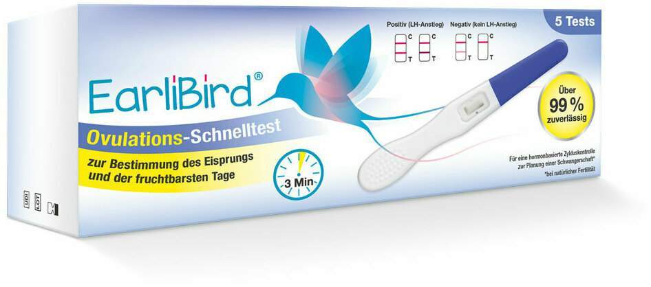 Earlibird Ovulations-Schnelltest 5 Stück
