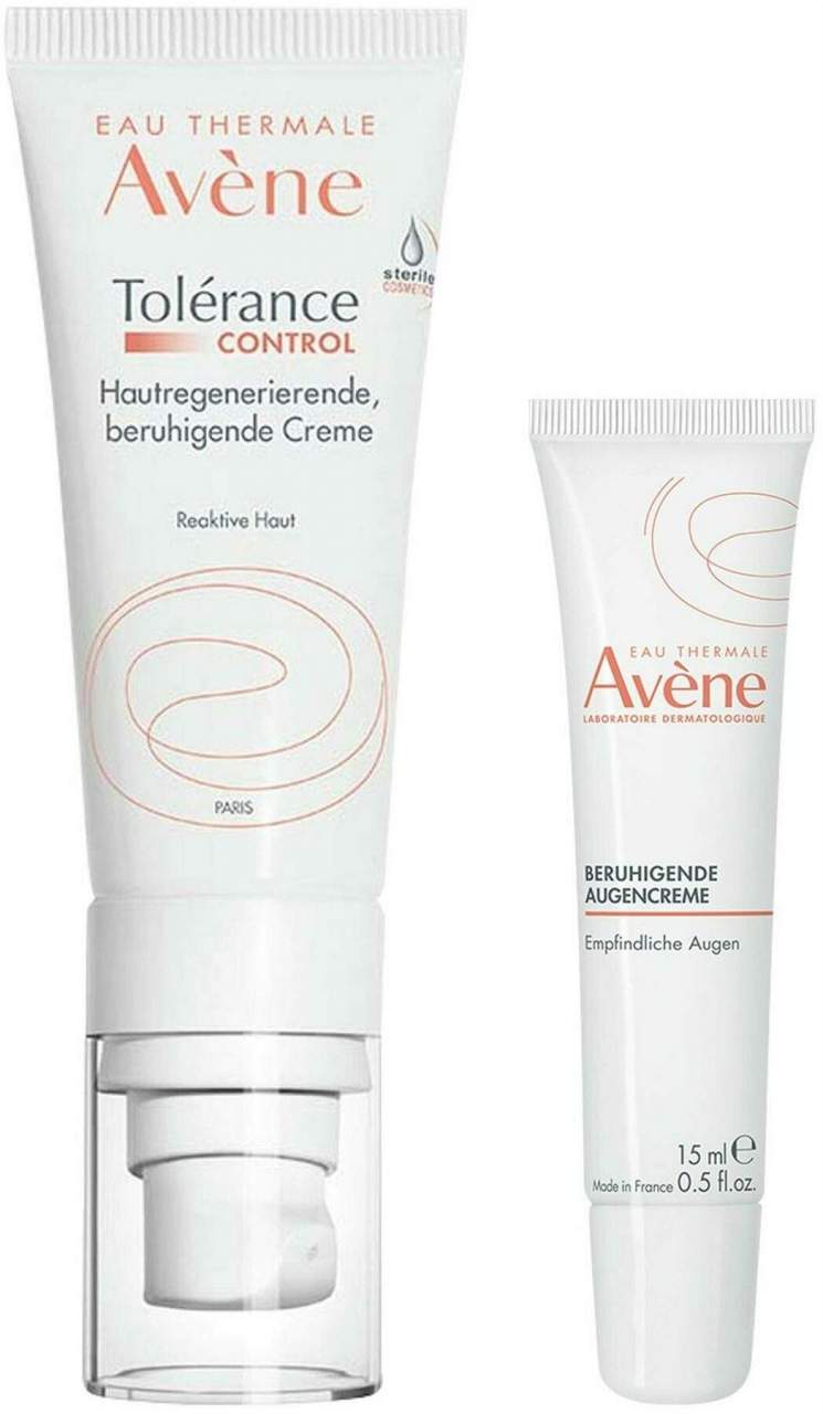 Avene Tolerance Control Creme 40 ml + Avene Beruhigende Augencreme 15 ml