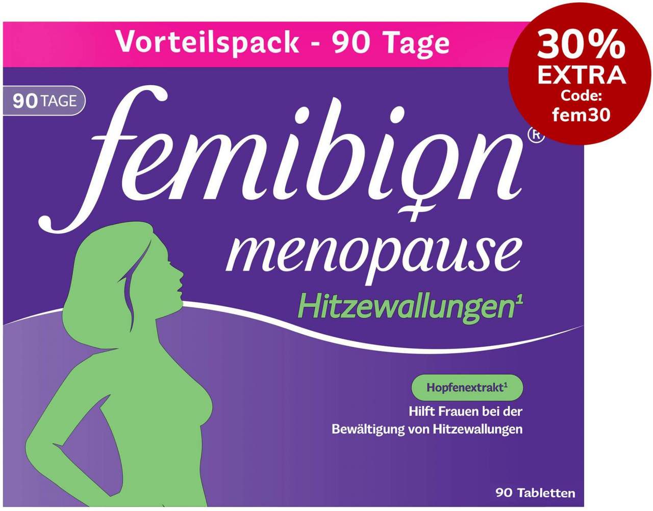 Femibion Menopause Hitzewallungen 90 Tabletten